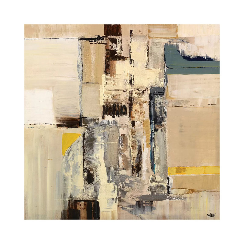 Splash Square I 1 Piece Wrapped Canvas Wall Art, 93.98 cm H x 93.98 cm W x 3.175 cm D