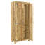 Ottomar 2 Door Solid Wood Wardrobe