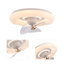 Ventilateur de plafond 18,89 po avec lumières DEL Divleen