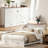 Murphy Bed Full with Mattress, Drawers and USB Charging Ports,White-93818327