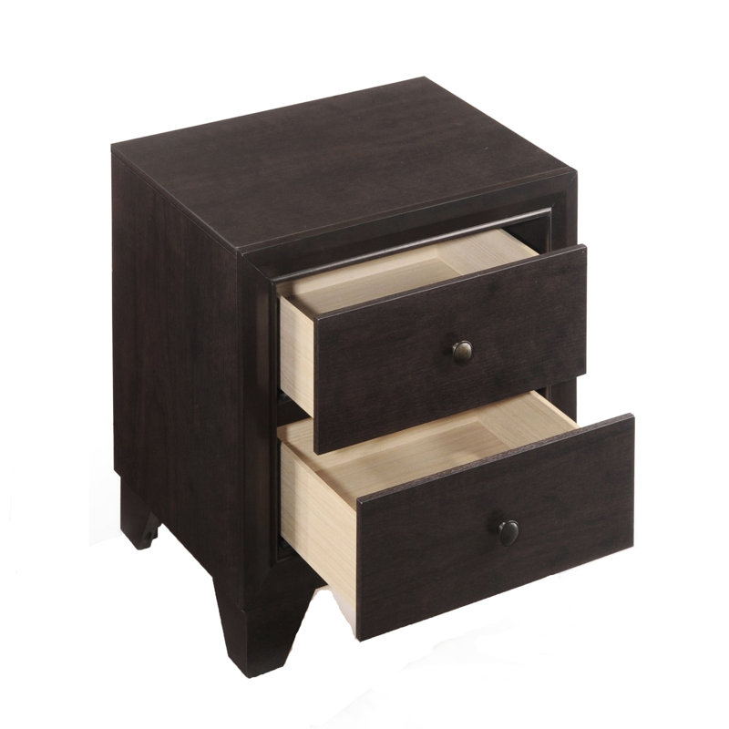 La commode de la chambre à coucher 2 - garde votre table de chevet élégante et offre beaucoup de rangement