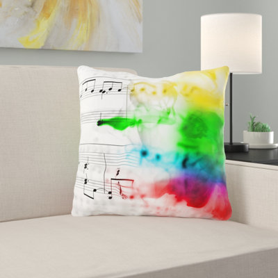  Housse de coussin et insert Music Square