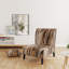 Fauteuil de chambre contemporain rembourré Terracotta Bliss Texture Abstract VI