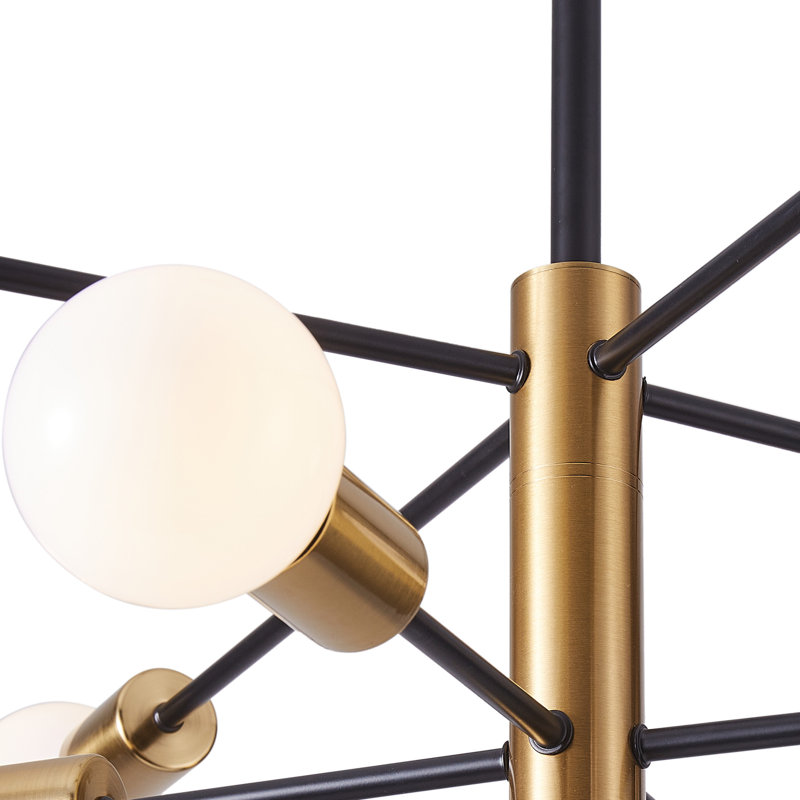 Luminaire suspendu à DEL 8 lumières avec détails Eanore