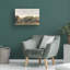 Art mural sur toile tendue - "Sandstone Cliff II" par Michael Willett pour décoration de salon, de chambre à coucher ou de bureau - 30 x 47