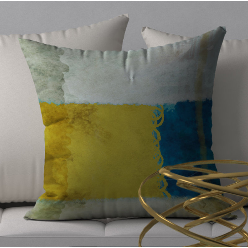 Housse de coussin carrée naturelle/insert, 24" X 24"