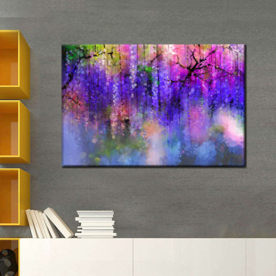 Spring Landscape Abstract Canvas Print