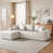 Beige Faux Leather