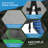 Machrus Upper Bounce Replacement Trampoline Net Fits 8ft Round Trampoline using 2 Arches