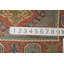 Tapis décoratif gris Kazak oriental 2x3