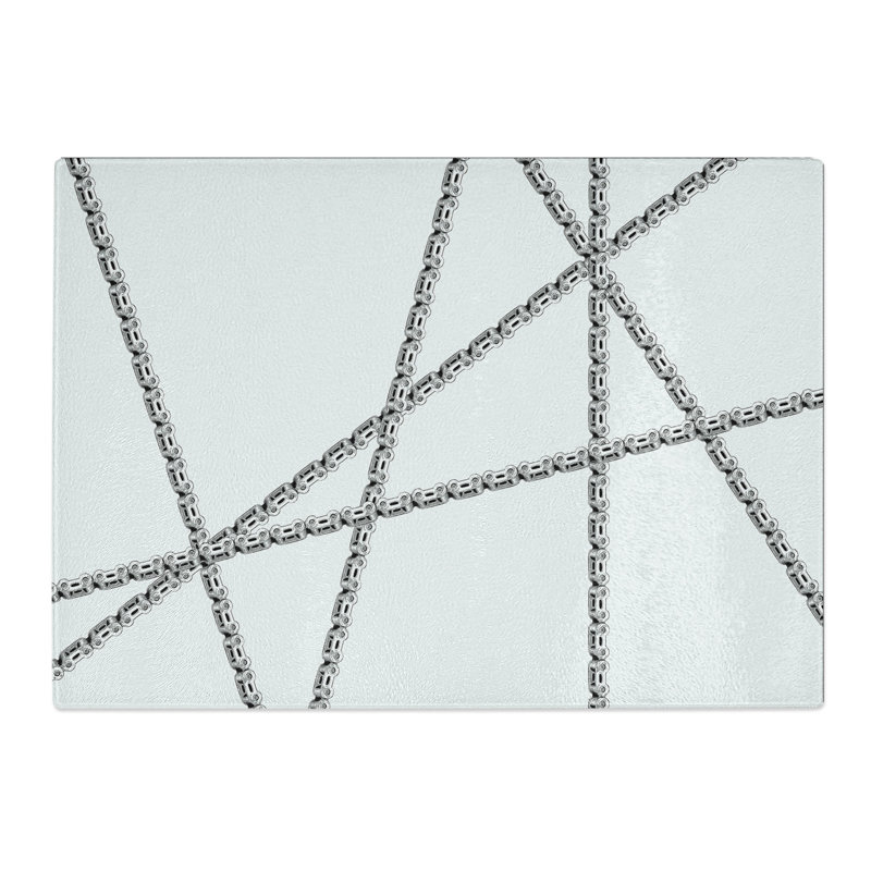Chained Melody Chopping Board, 0.4cm H x 28.5cm W x 39cm L