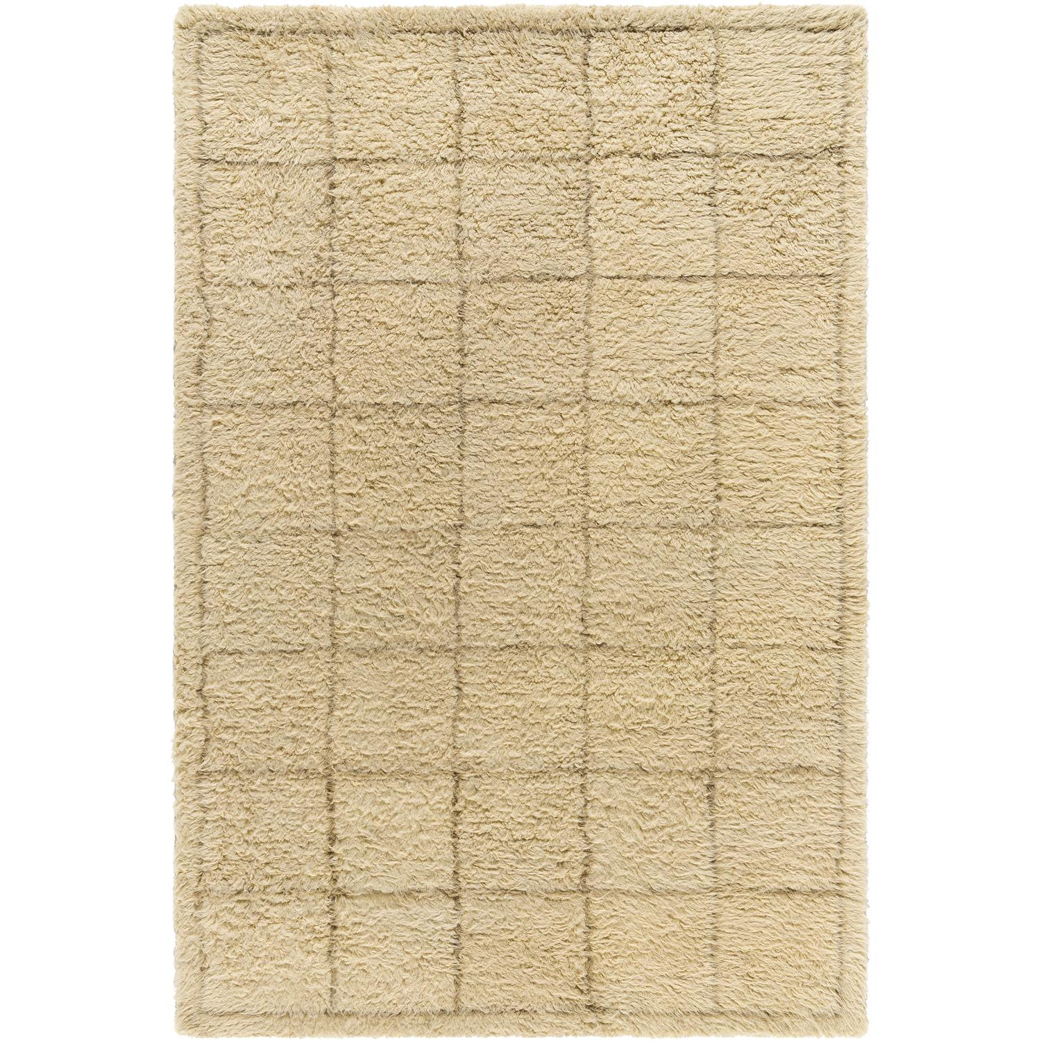 Anemone Hand-Tufted Grid Shag Rug, Rectangle 2'6" x 8'