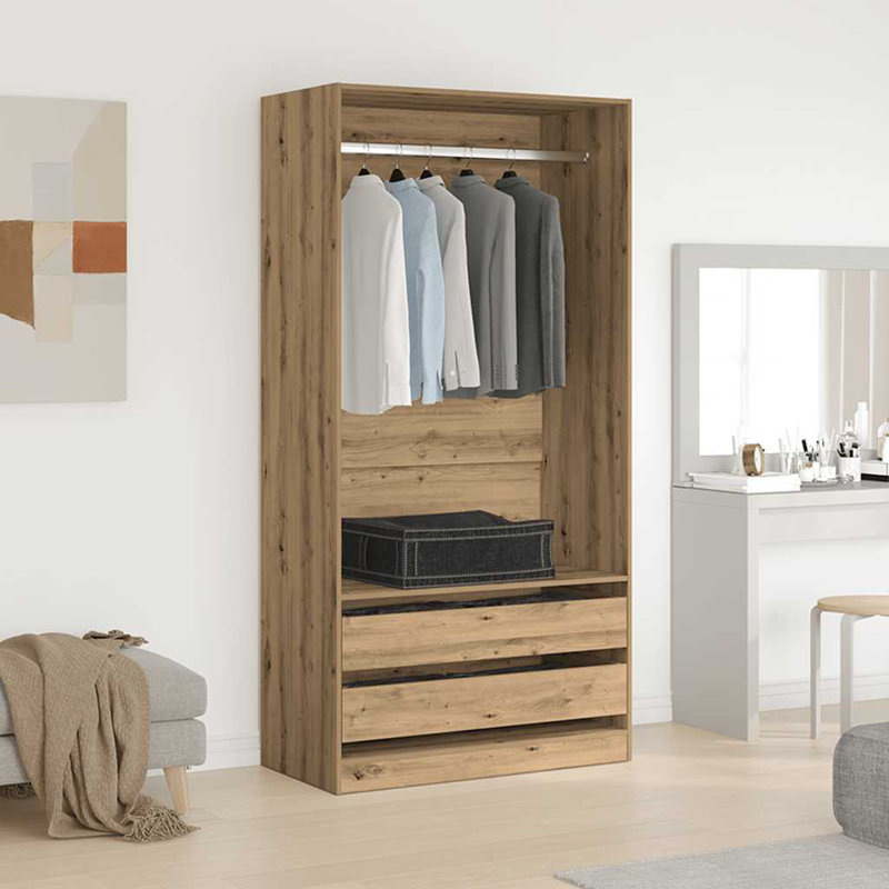 Bludovice Manufactured Wood Wardrobe