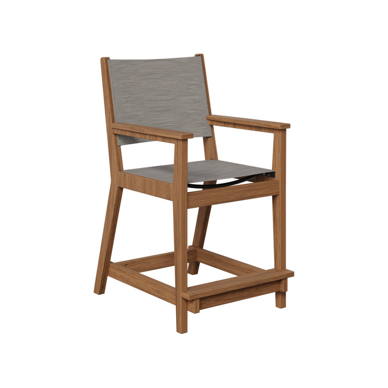 Chaise de comptoir berlinois berlinois berlinois, Acajou antique, 23.5"