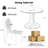 Modern Round Tempered Glass Pedestal Dining Set with Velvet Tufted Dininig Chair-725063855-725063859