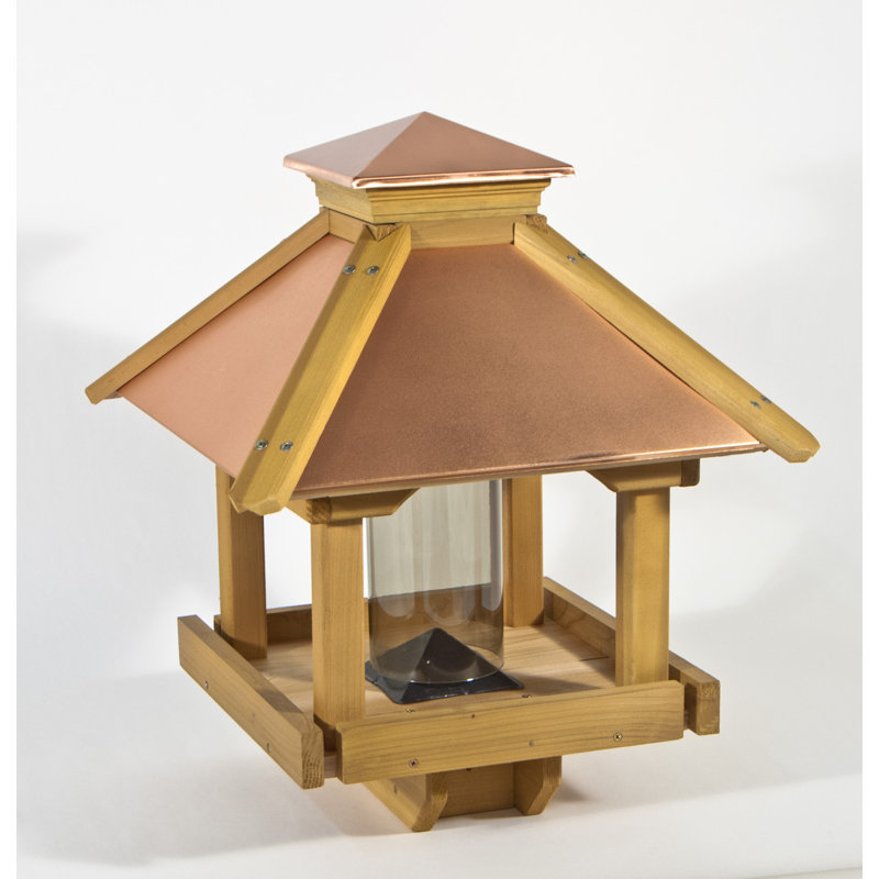 Mangeoire à oiseaux en bois