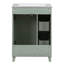 Armoire de salle de bain avec lavabo en céramique, 2 tiroirs et 1 porte-203876822