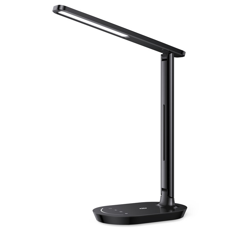 Lampe de bureau 4,7 po noire USB