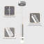 Mini luminaire suspendu et moderne à DEL à intensité variable Griscelda-582080786-797165391