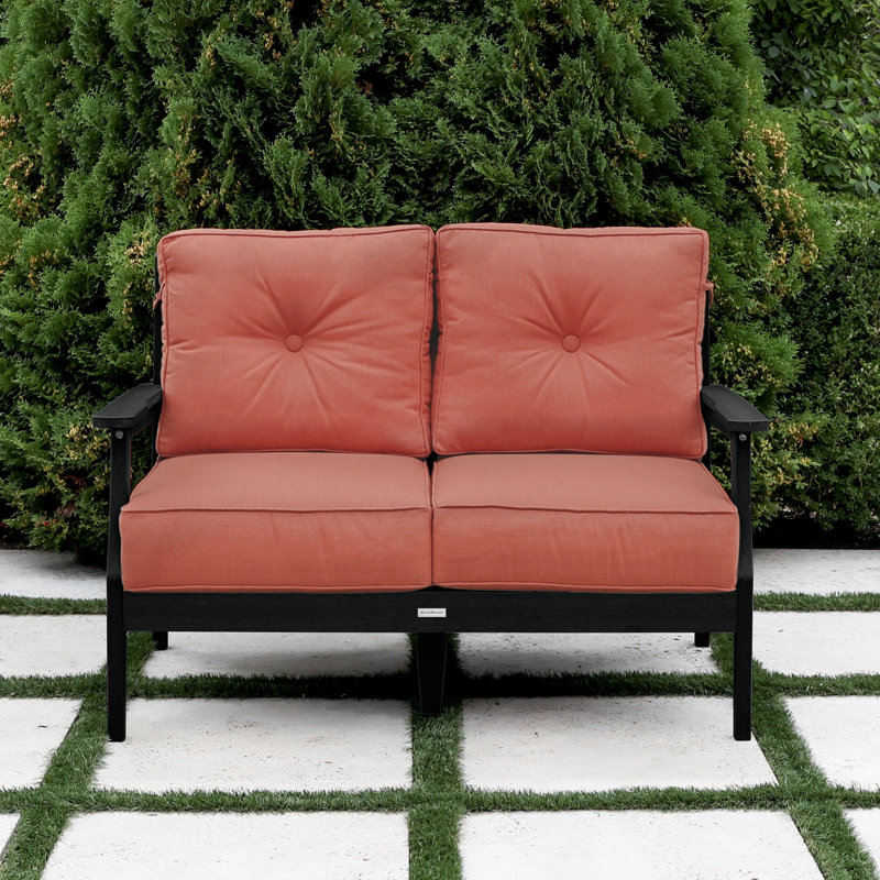 Lehigh Deep Seating Loveseat, Canvas Persimmon 