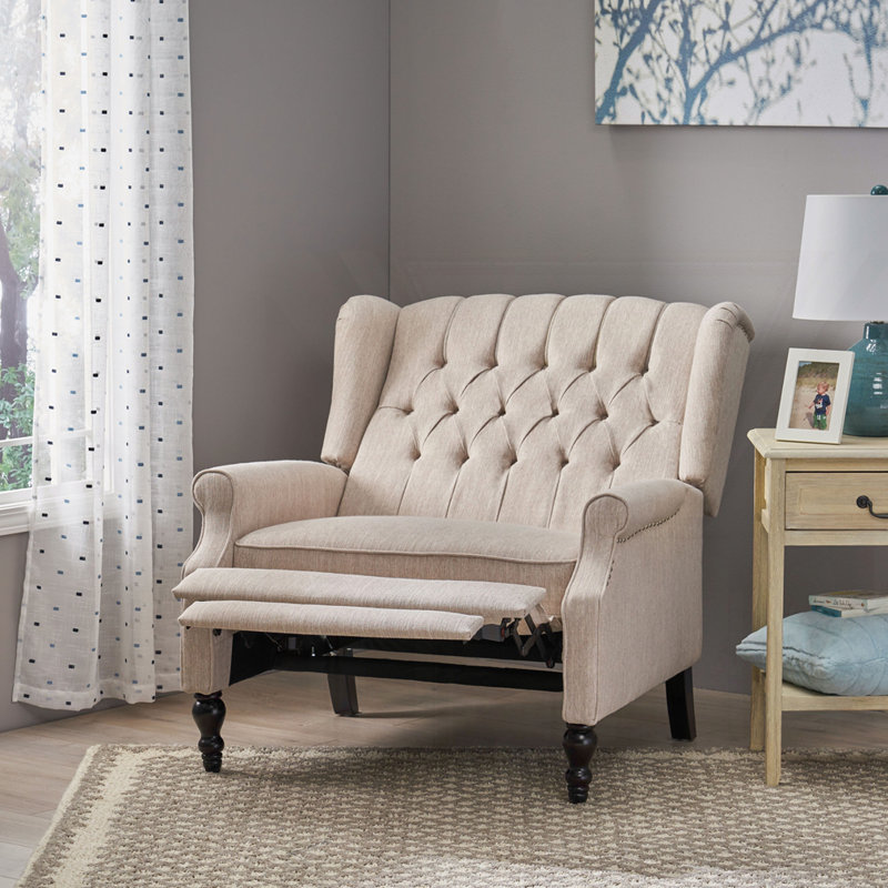 Fauteuil en tissu, Beige