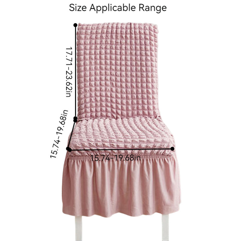 Housse pour chaise de salle à manger en polyester