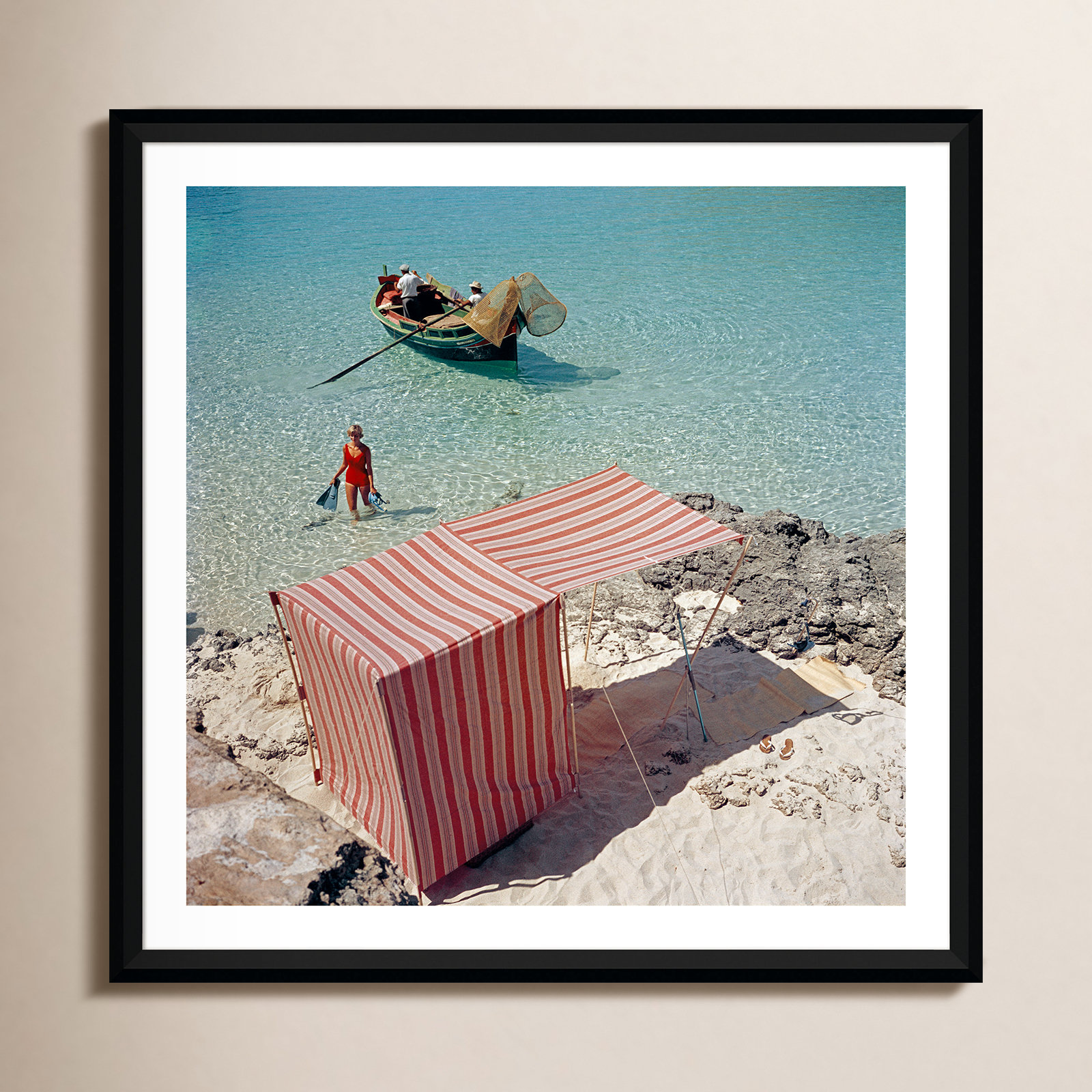 Marietine Birnie, Blue Lagoon by Slim Aarons