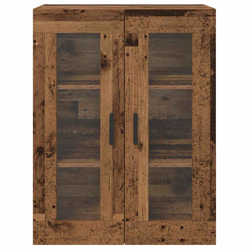 vidaXL Wall Mounted Cabinet Bathroom Cabinet Storage Hanging Wall Cabinet, Old Wood