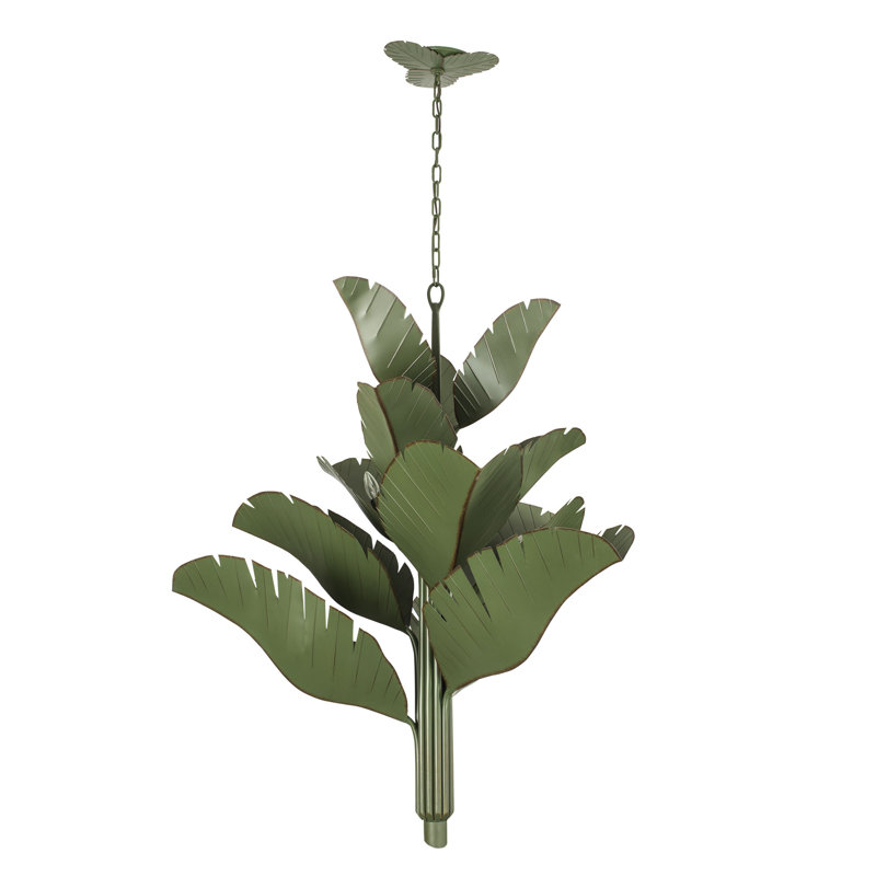 Banana Leaf 12-Light Chandelier - Banana Leaf, Banana Leaf