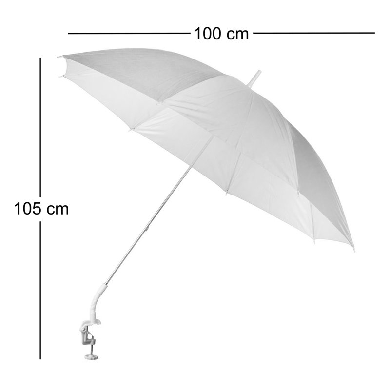 Calhoune 100cm Balcony Parasol, Blue