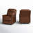 Rueda Genuine Leather Power Recliner with USB Port -85340798