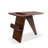 Harper Solid Walnut Side Table with Magazine Rack-179931798
