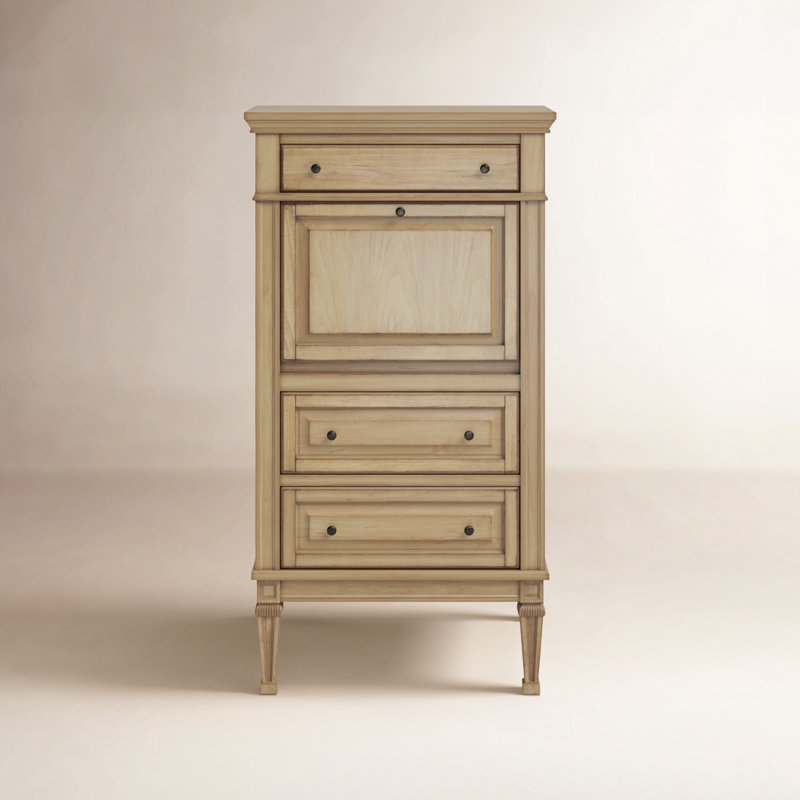 Valmont 1 - Door Accent Cabinet, Antique Beige