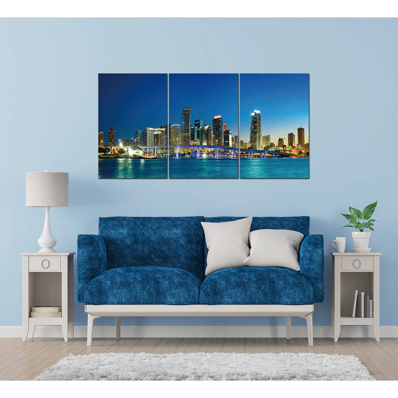 Miami Skyline Acrylic Print