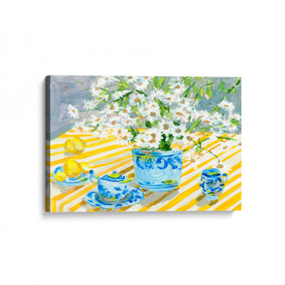 «Chrysanthemum Serenade II» par Melissa Wang, reproduction d'art sur toile