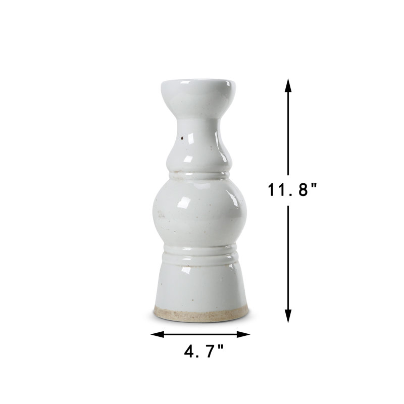 Candle Holder, 12" H x 4.7" W x 4.7" D