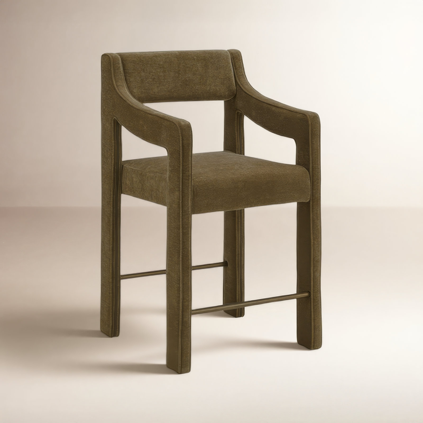 Deanna 26" Bar Stool, Green