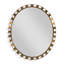 Mullholland Round Stainless Steel Mirror