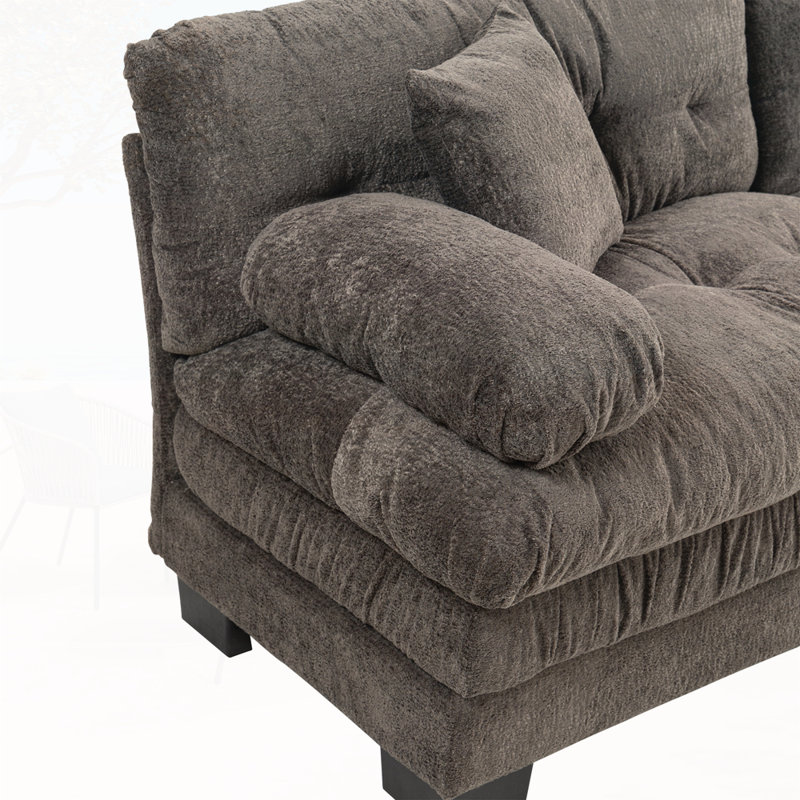 Canapé modulaire en chenille
