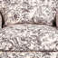 Upholstered Cotton Blend Armchair