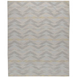 Chevron Area Rug in Gray