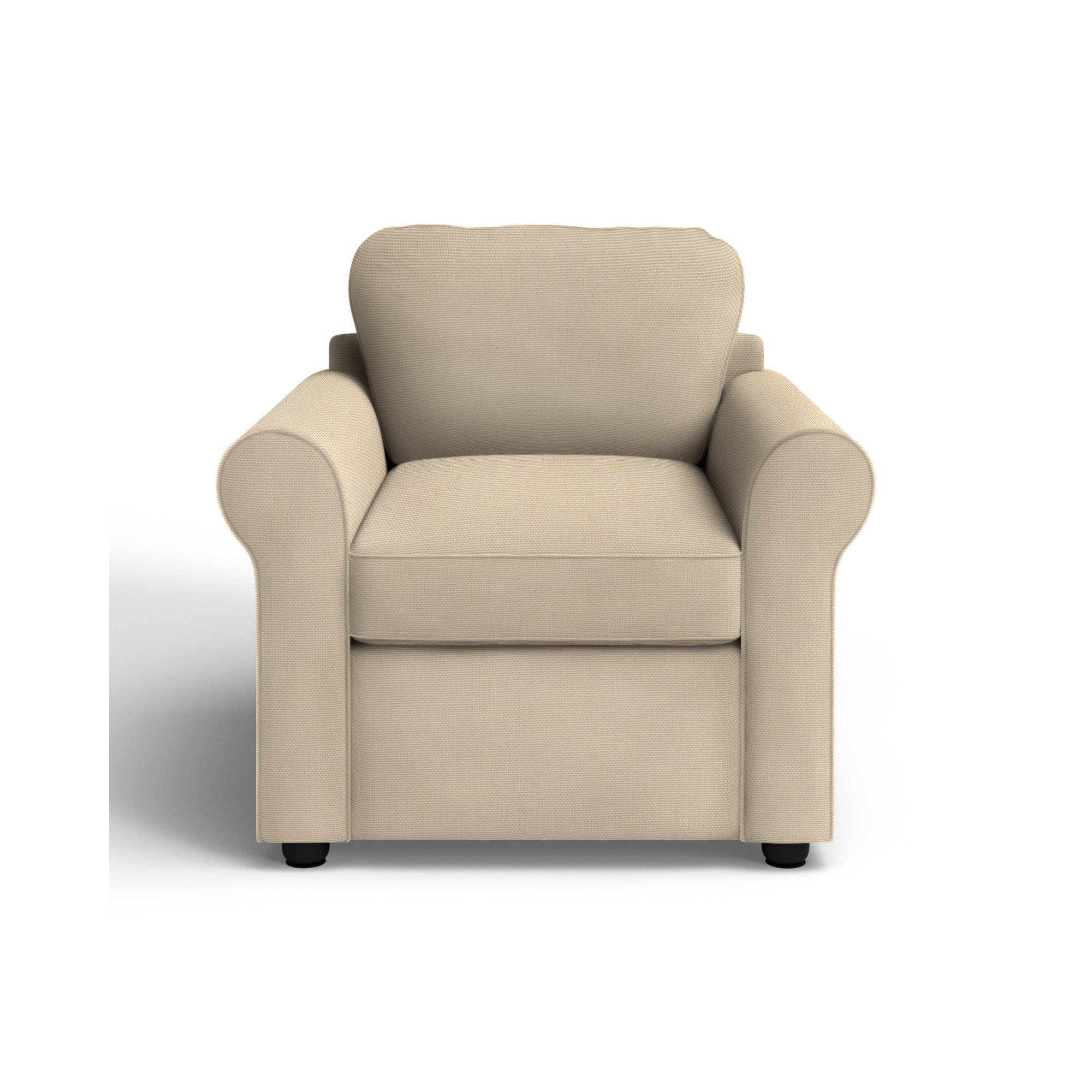 Warrington Upholstered Armchair, Bayou Stone Canvas