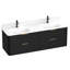 Meuble-lavabo mural moderne avec lavabo et 4 tiroirs Modern-133678063