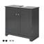 Ricketts 60cm Single Bathroom Vanity Base Only in Grey