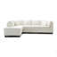 Canapé modulaire (repose-pieds non inclus), blanc
