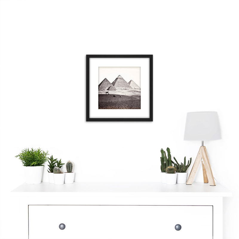 Francis Frith Pyramids Of El Geezeh by Francis Frith - Single Picture Frame Painting