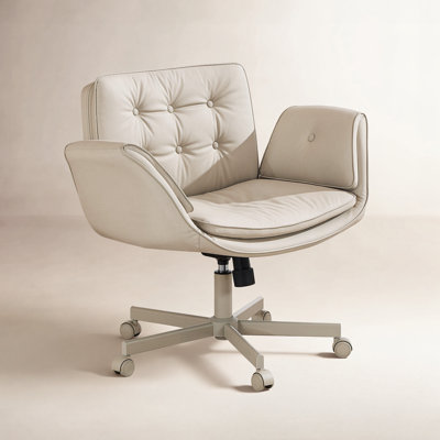 Luii Criss Cross Home Office Chair with wheels and arms