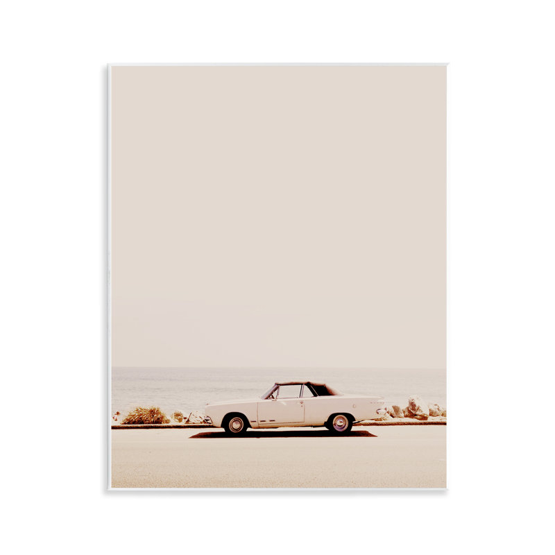 «California Dreaming Antique Car», plaque murale par Gemma Bardot