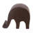 Latitude Run® Handmade An Elephant Never Forgets Wood Phone Holder