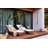 Hy50, Outdoor, 40", Sand Black, Clear Textured Glass-1843282802